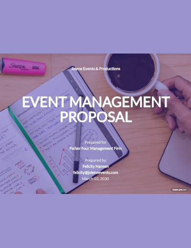 event management proposal