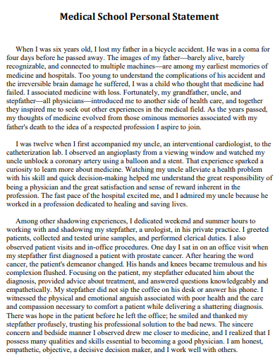 medical school personal statement plagiarism