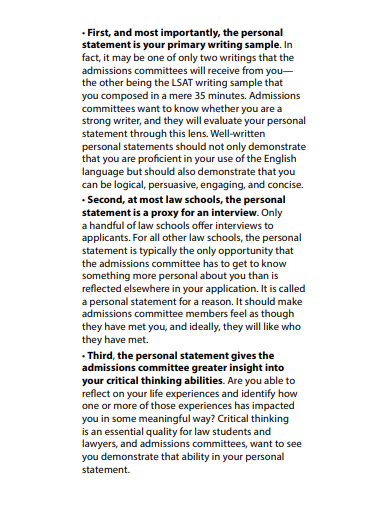 llb law personal statement examples