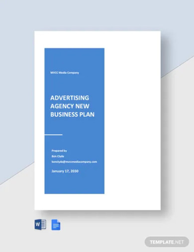 Advertising Agency New Business Plan Template