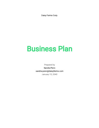 how do i write a business plan for agricultural business