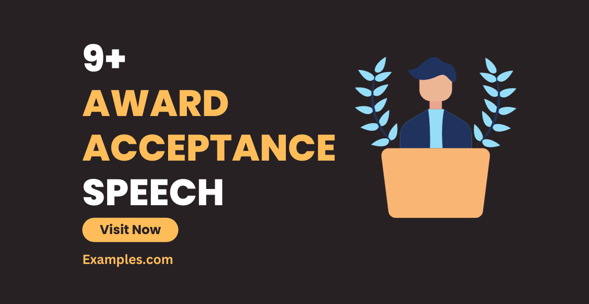 how to present an award speech example