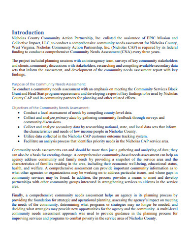 Online Community Needs Assessment Survey Template