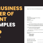 Business Letter of Intent Examples