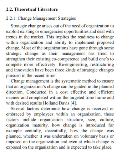 case study change management strategy