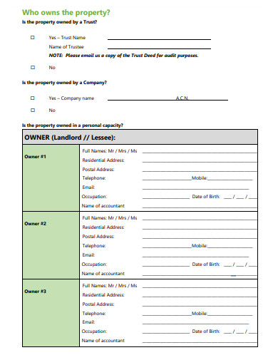 commercial lease checklist format
