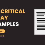 Critical Essay Examples