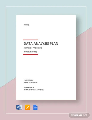 Data Analysis Plan - 10+ Examples, Format, Pdf | Examples