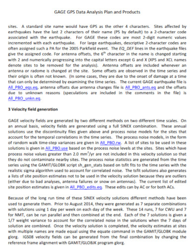 Data Analysis Plan - 10+ Examples, Format, Pdf | Examples
