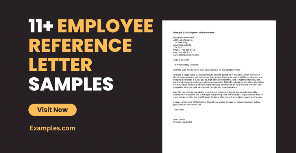Employee Reference Letter Samples