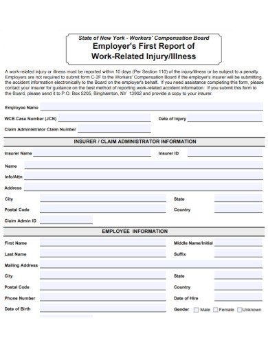 Work Accident Report - 7+ Examples, Format, Pdf | Examples