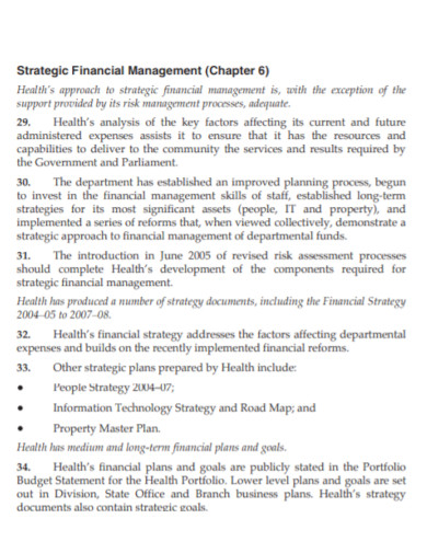 financial management audit report