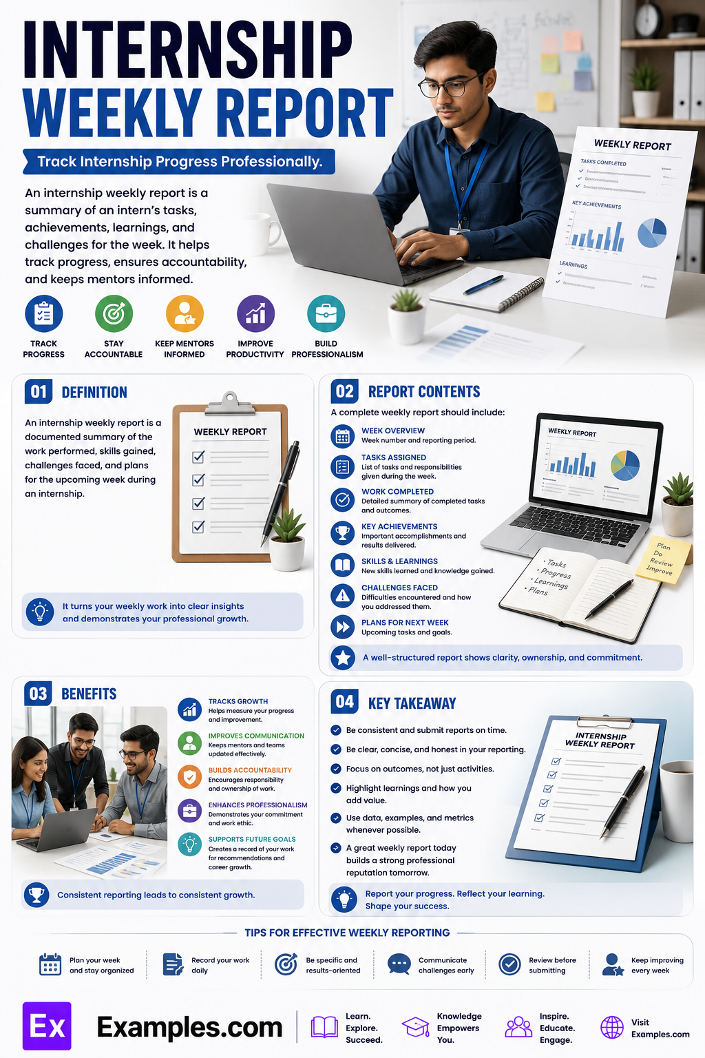 5+ Internship Weekly Report Examples to Download