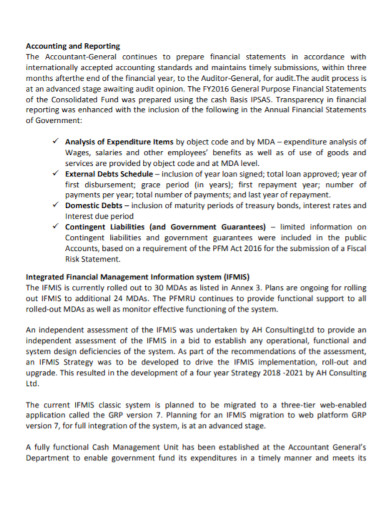 10+ Financial Management Report Examples [ Business, Project, Company ...