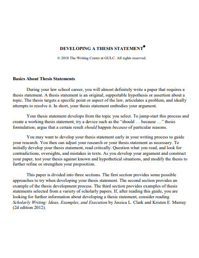 How To Write Problem Statement In Research Thesis