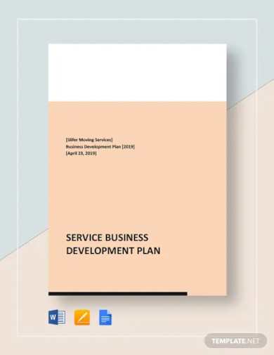 Service Business Development Plan Template