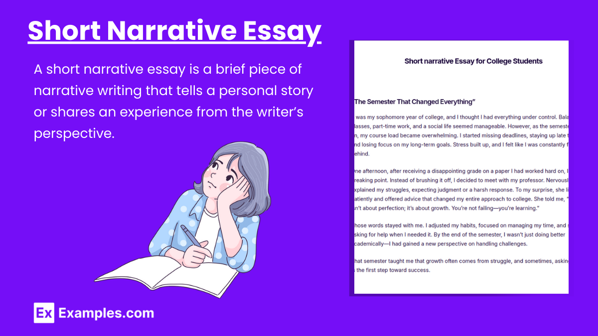 very short narrative essay