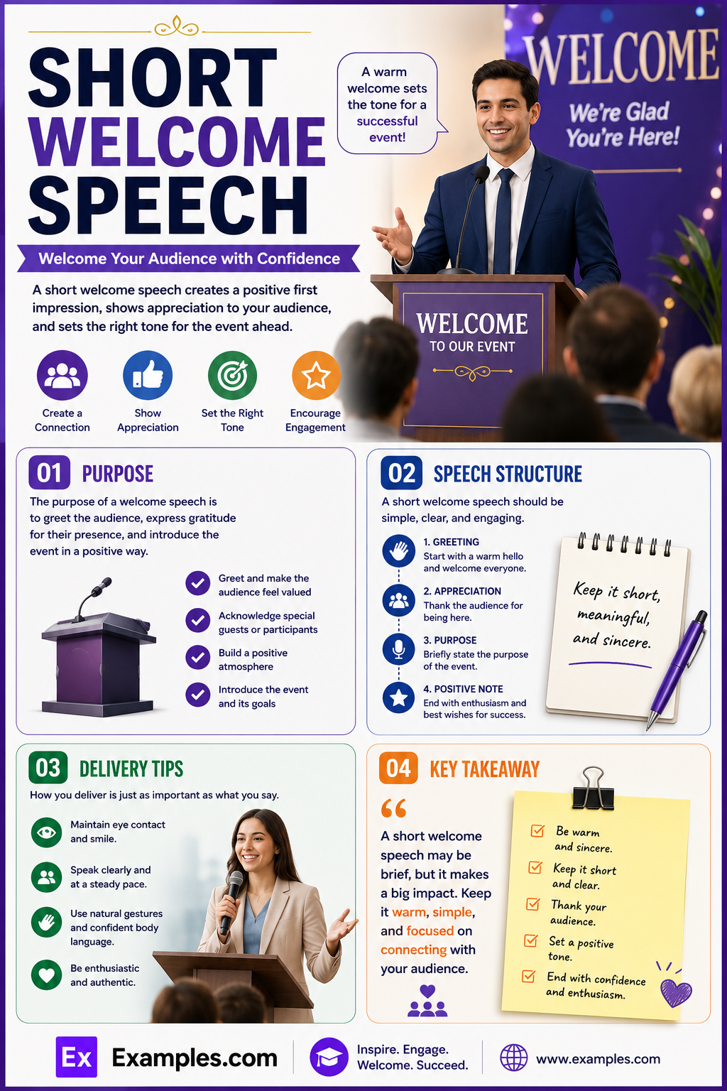 10+ Short Welcome Speech Examples to Download