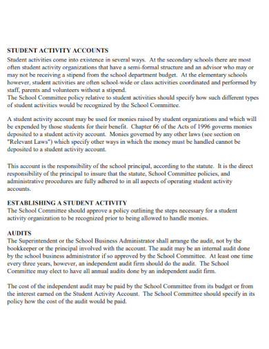 Student Activity Report - 10+ Examples, Format, Pdf | Examples