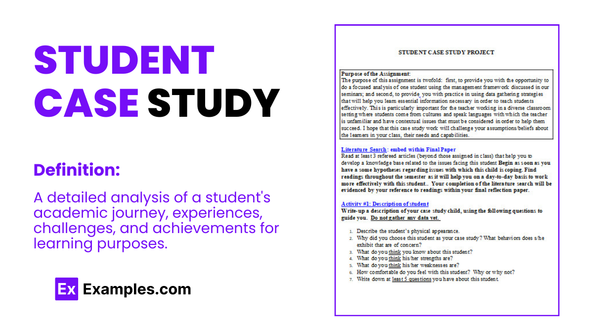 case study examples for college students