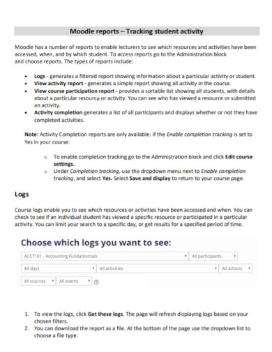 Student Activity Report - 10+ Examples, Format, Pdf | Examples