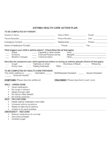 Health Care Action Plan - 10+ Examples, Format, Pdf | Examples