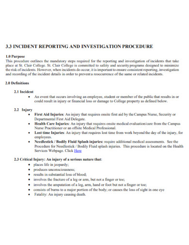 Incident Investigative Report - 10+ Examples, Format, Pdf | Examples
