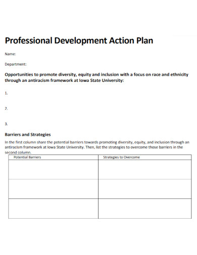 Development Action Plan - 10+ Examples, Format, Pdf 