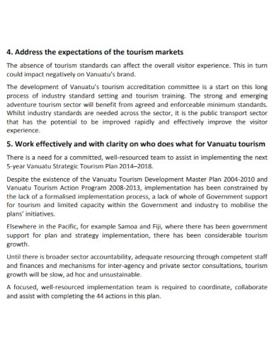 strategic tourism action plan