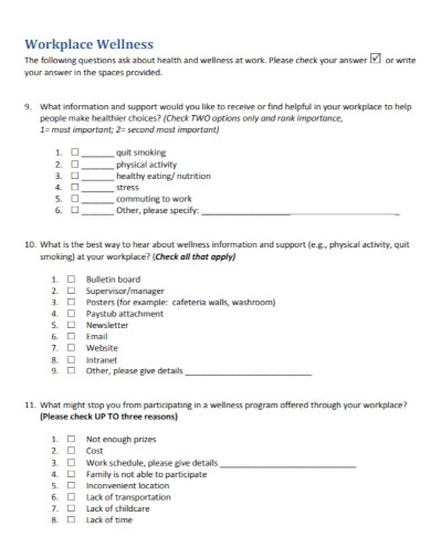 employee needs assessment survey