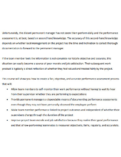 Team Performance Assessment - 9+ Examples, Format, Sample | Examples