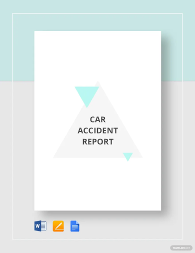 car accident report template