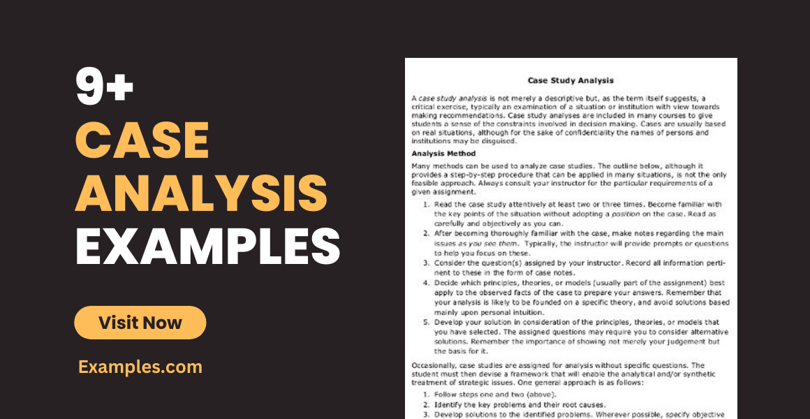 Case Analysis Examples