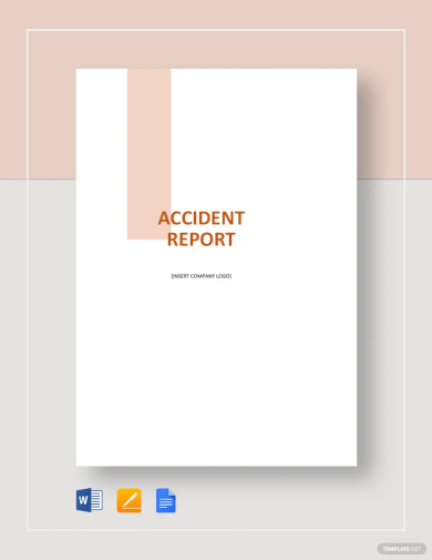 sample accident report template