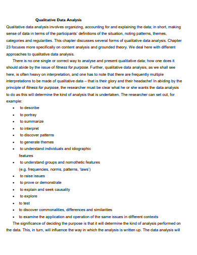 22+ Qualitative Data Example - PDF, DOCS | Examples