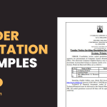 Tender Quotation Examples