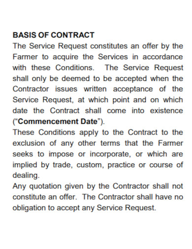 general contract farming agreement