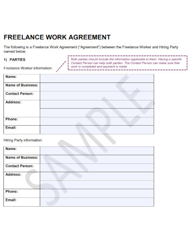 general freelance work agreement