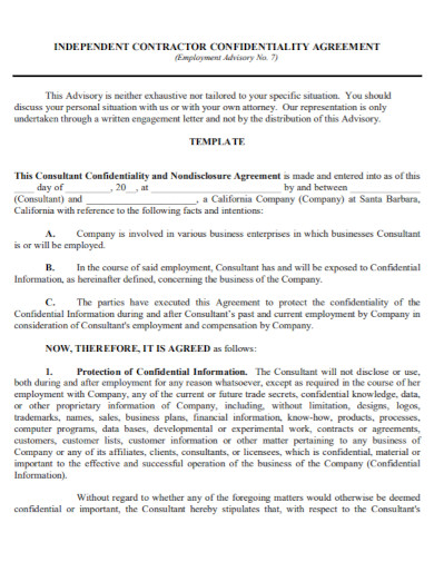 Employment Confidentiality Agreement - 10+ Examples, Format, Pdf | Examples