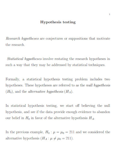 hypothesis testing in pdf