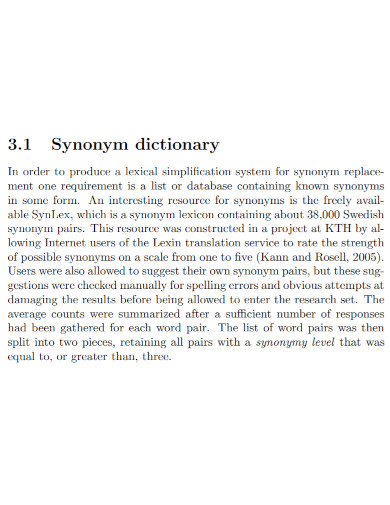 synonym dictionary
