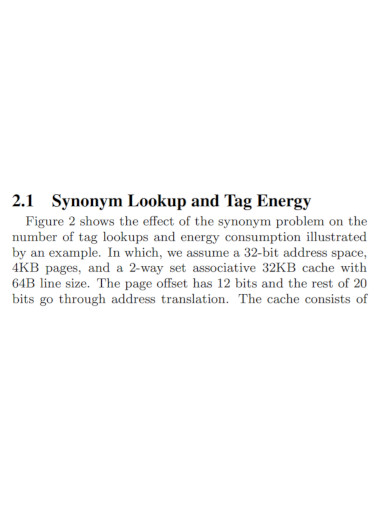 synonym lookup and tag energy