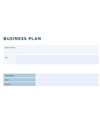 basic business plan in pdf