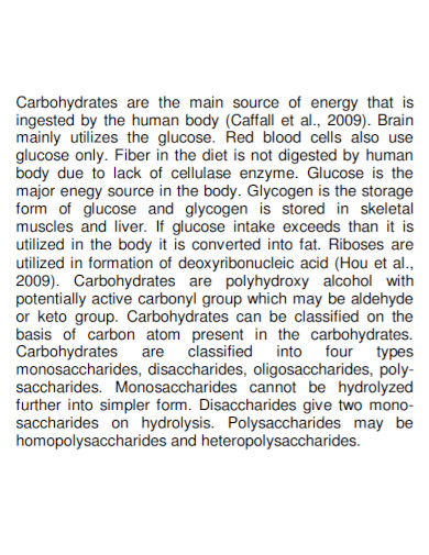 carbohydrates review