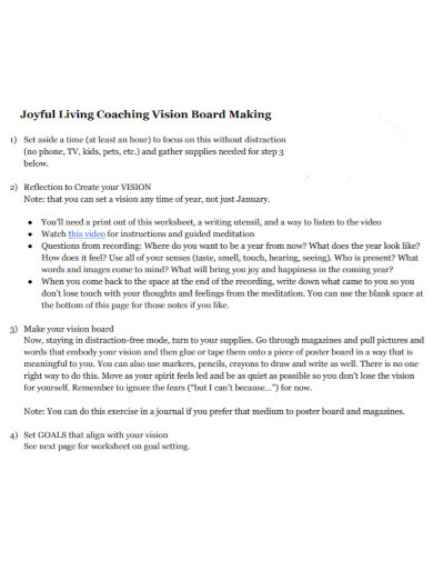 Vision Board - 100+ Examples, Format, How to Make, Pdf