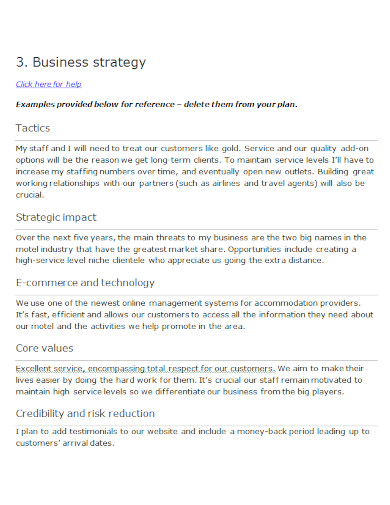 commerce bank business plan