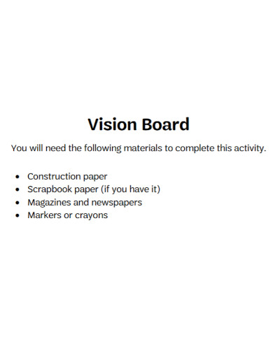 decision making vision board