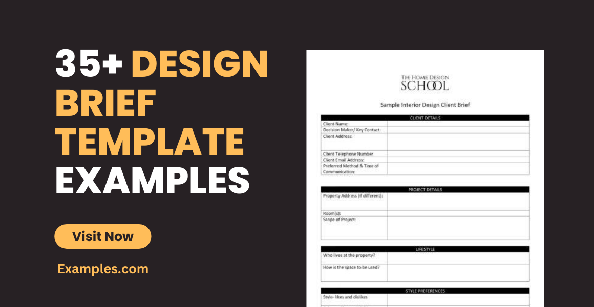 design brief template examples