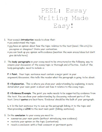 easy essay writings