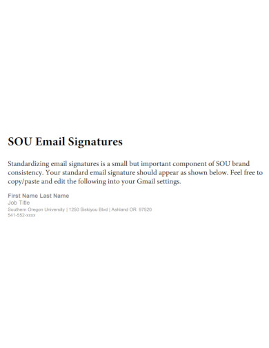 email signature example